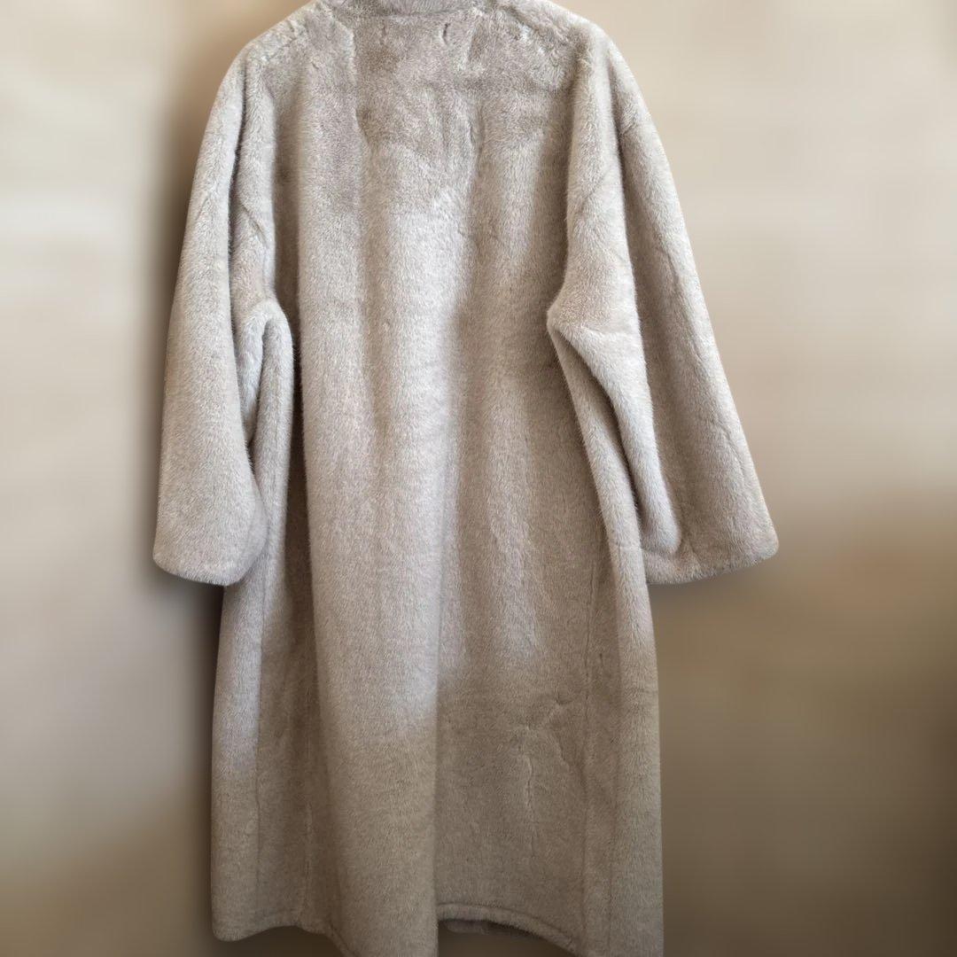 ミンク、カシミアファーロングコート