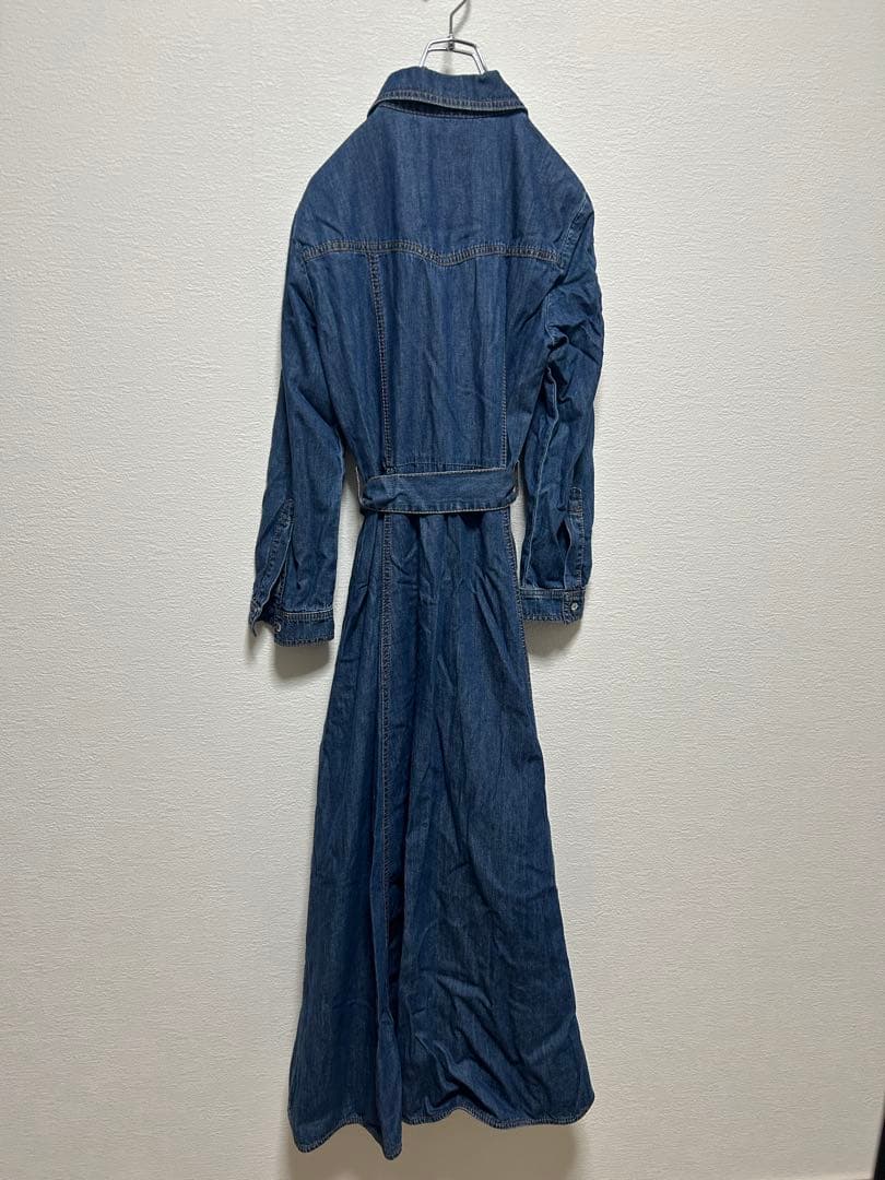 MARELLA デニムブルー シャツワンピース