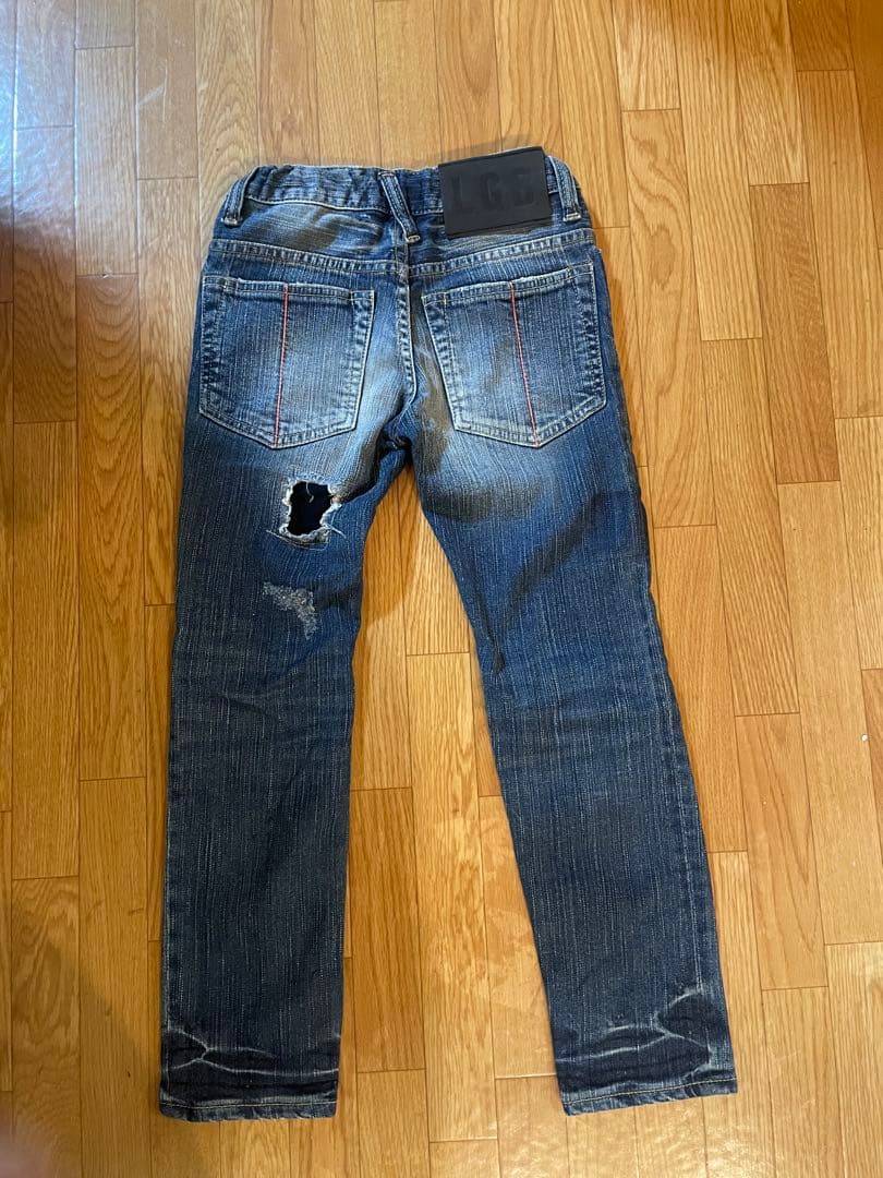 チ牛かわ 　L.G.B ダメージデニム