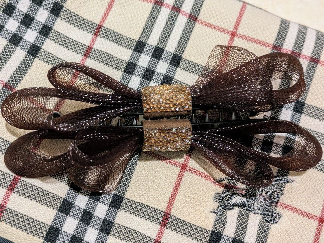 complex biz オーガンジー バナナクリップ