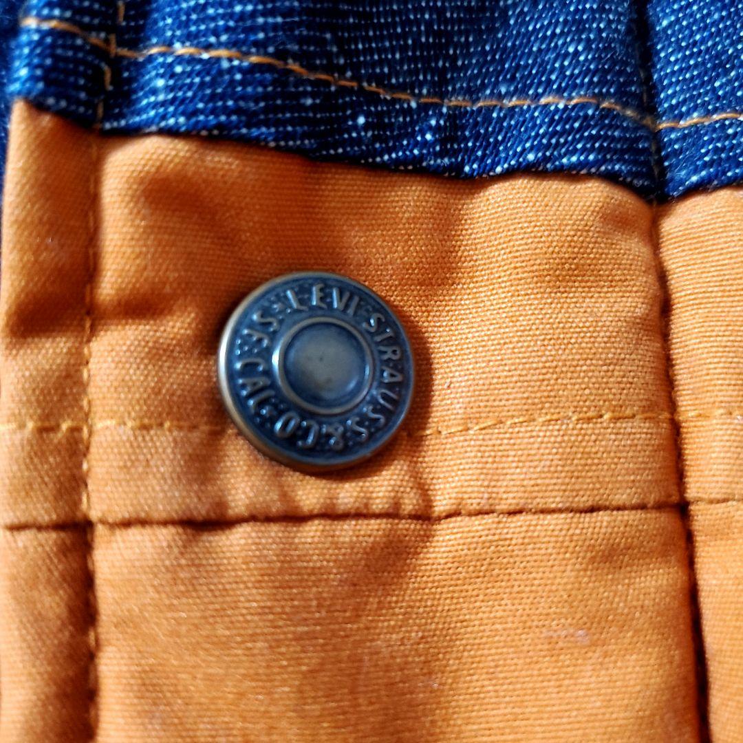 Levi's　RED TAB　オレンジ 濃紺 デニム　ダウンジャケット