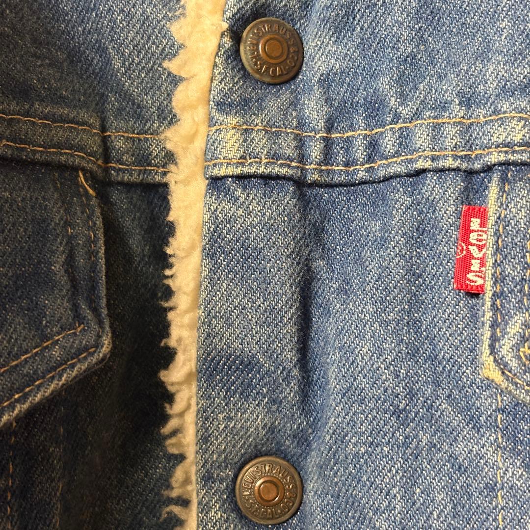 Levi’s　ボアジャケット　デニム　70605　70s　USA製　古着