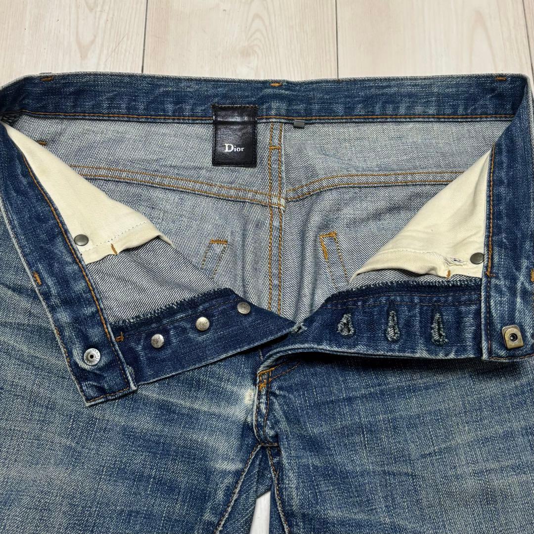 Dior Homme 06AW エディ期 爪痕 デニム ブルー W28