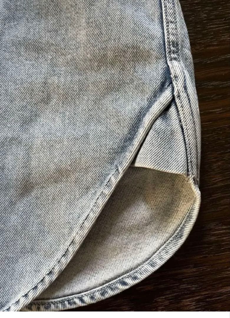 Whim Gazette ウィムガゼット　ケミカルデニムシャツ　オーバーサイズ