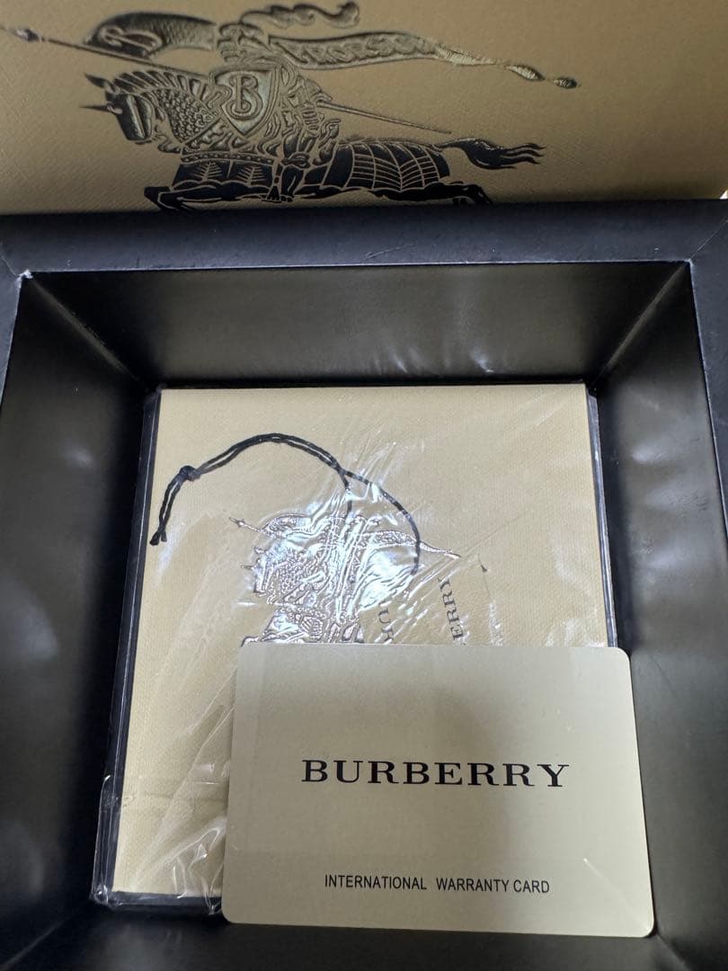 BURBERRY アナログ時計 ゴールド/ブルー