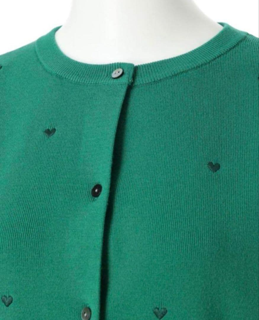 週末✩Apuweiser-riche ハート刺繍カーデプルオーバー新品