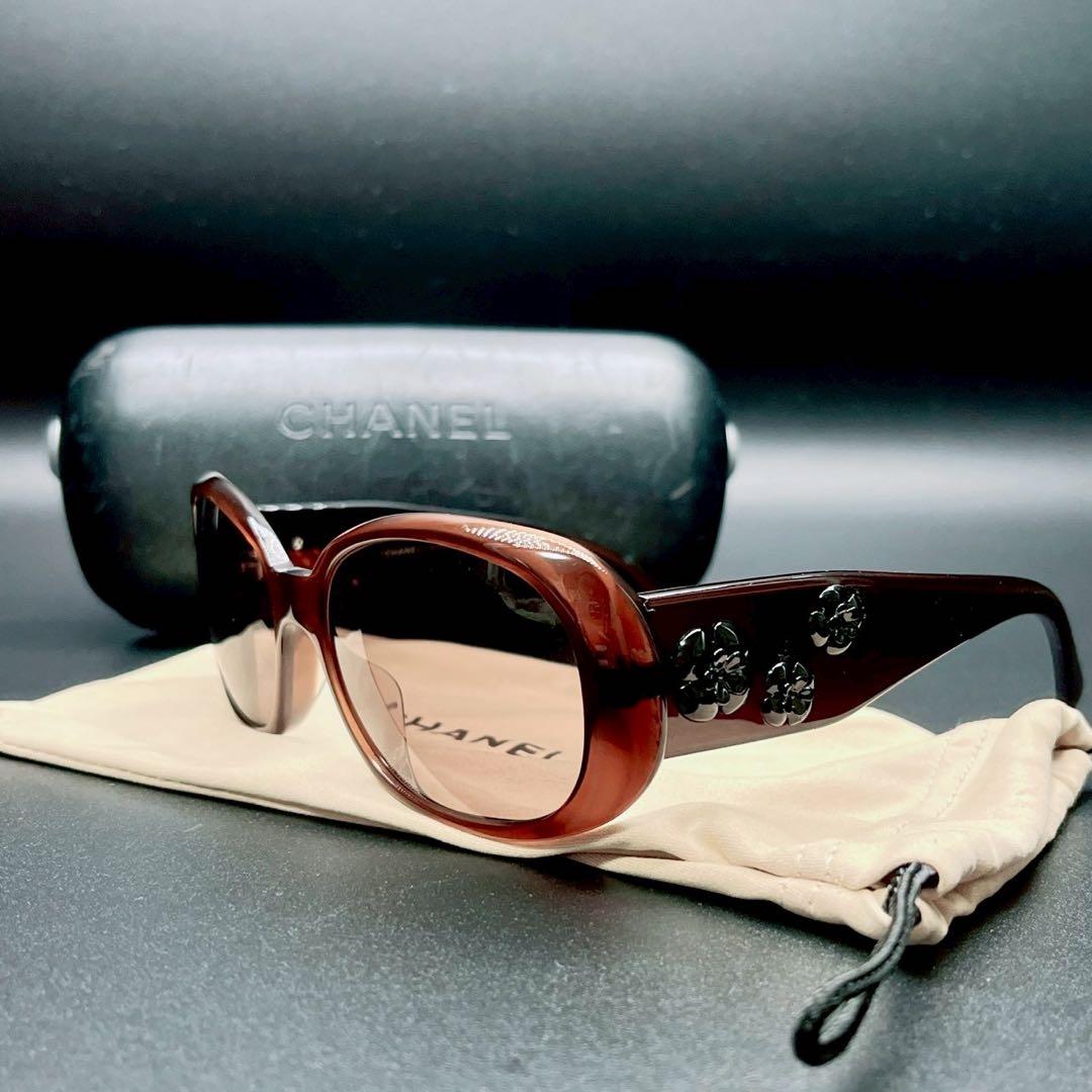 小物 00s archive CHANEL Camellia sunglasses