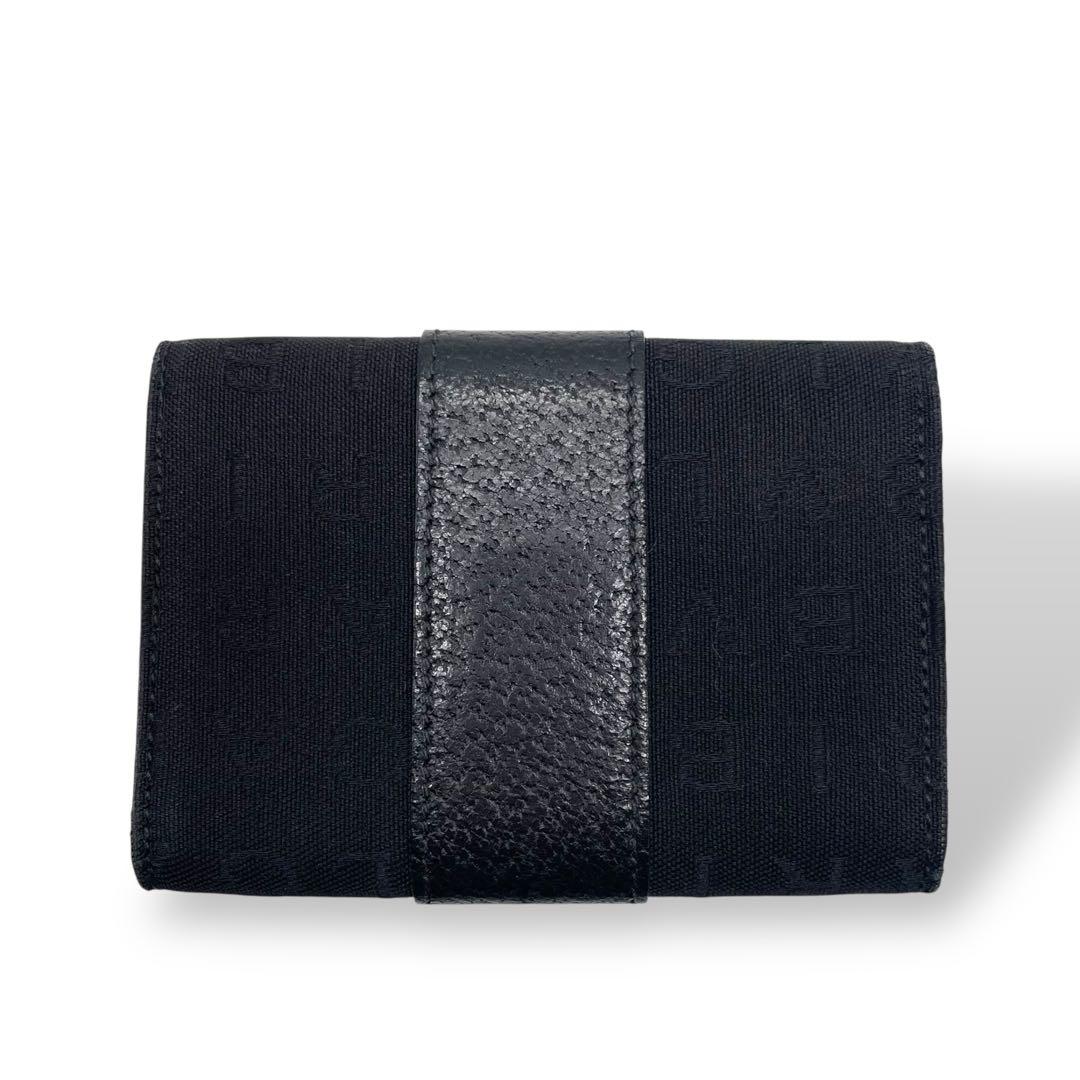 BVLGARI ブルガリ☆ロゴマニア ロゴ刻印 6連 キーケース ブラック