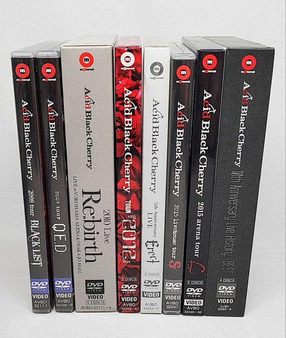 Acid Black Cherry DVD 8巻セット