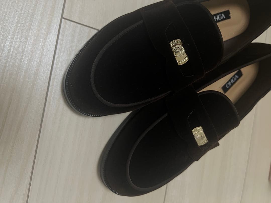 OHGA ベルベット ローファー