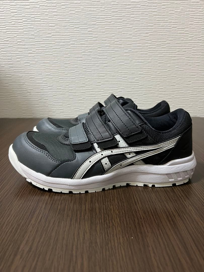 ASICS CP205 グレー ベルクロ安全靴
