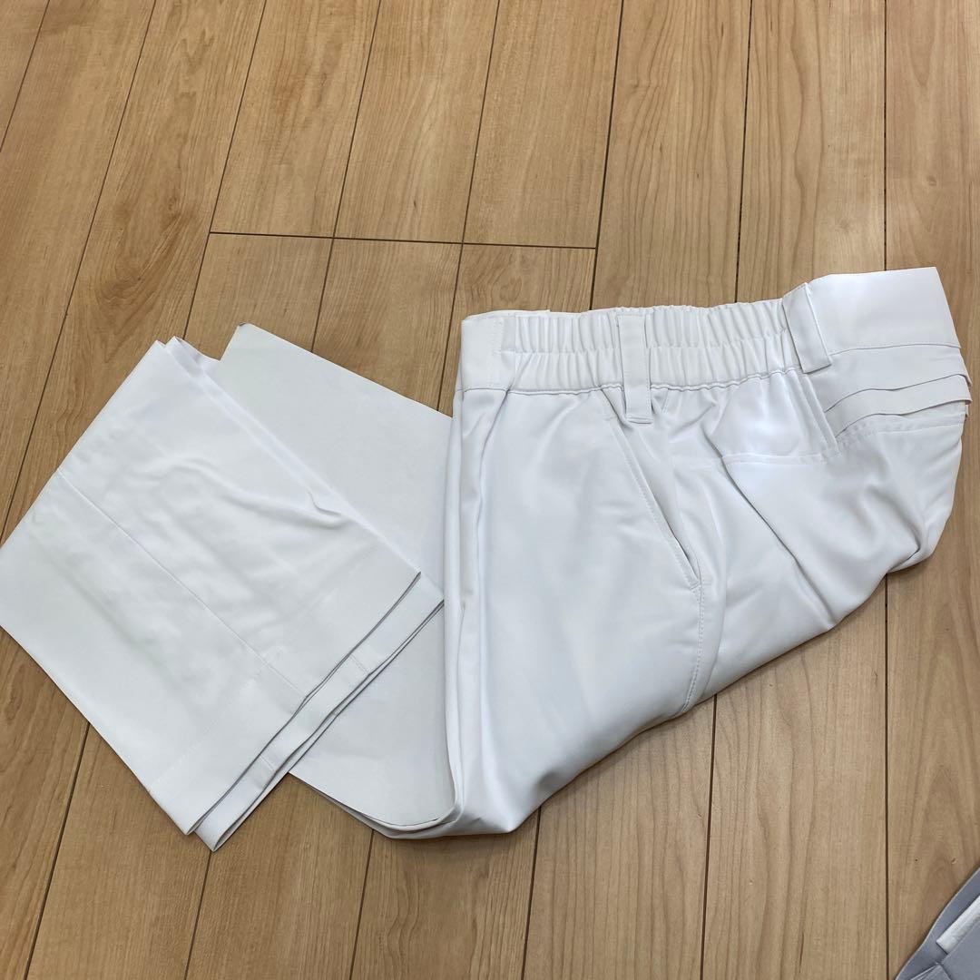 レディースLL ミドリ安全 楽腰パンツ ナースウェア ベルト付 VEM60