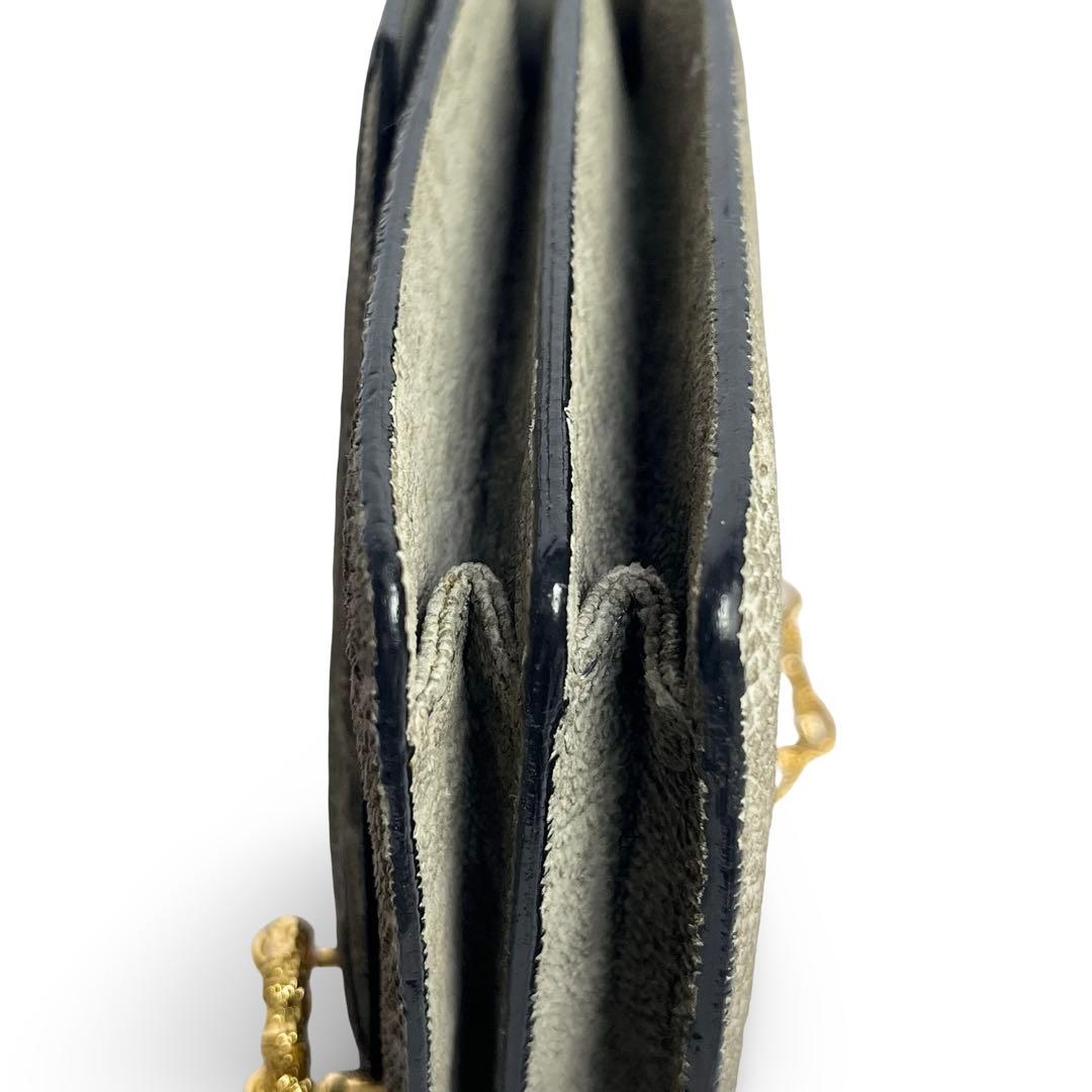 美品✨香鳥屋 エレファントレザー 象革 チェーンバッグ