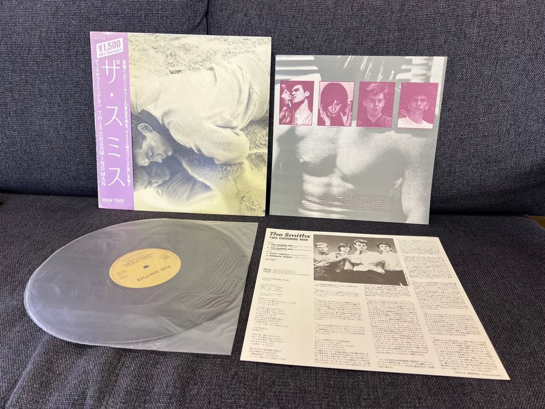 ザ・スミス ディスチャーミングマン LP洋楽レコード15RTL-3 帯付 美品
