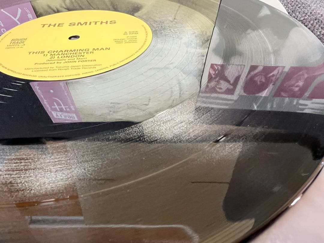 ザ・スミス ディスチャーミングマン LP洋楽レコード15RTL-3 帯付 美品