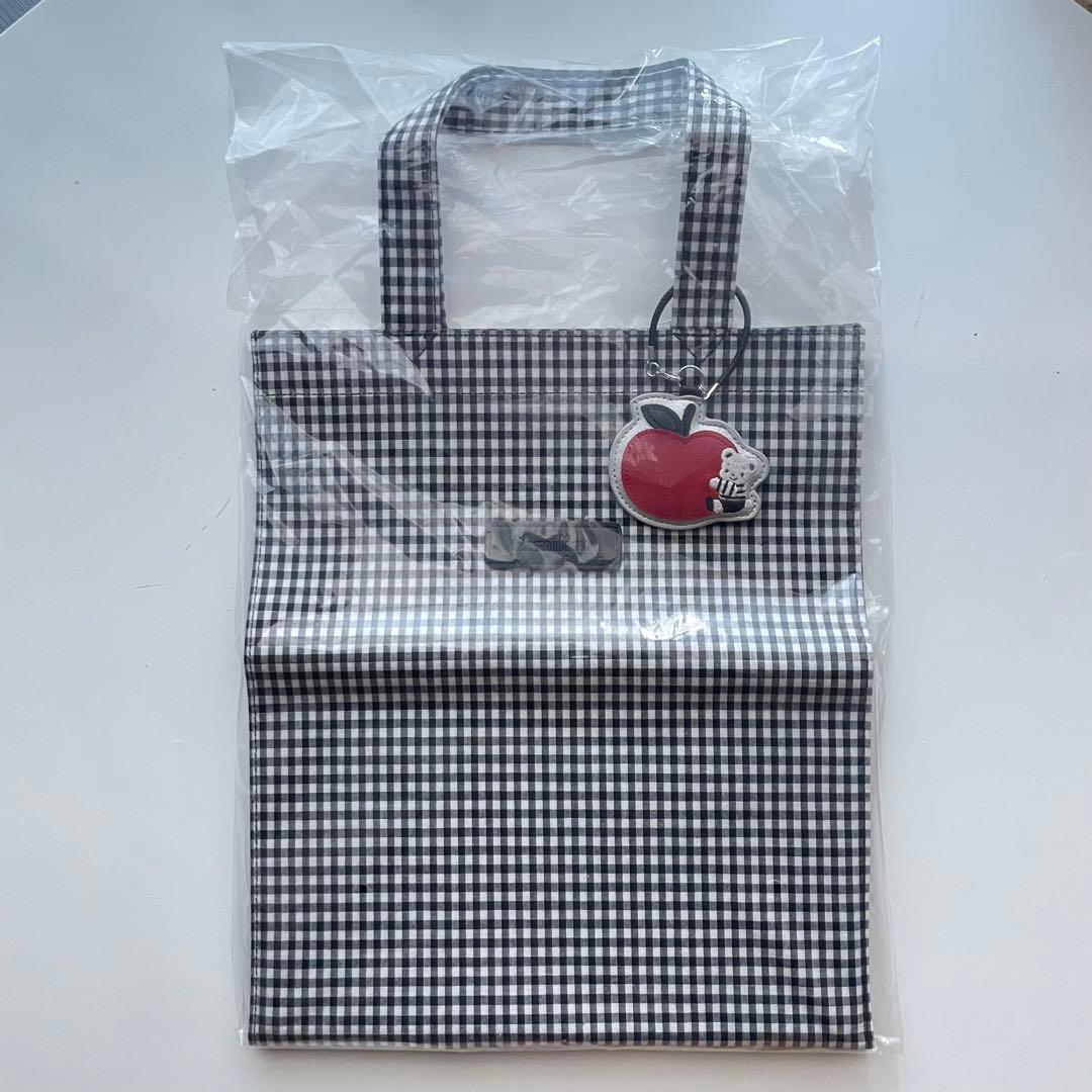 【新品・未開封】ファミリア ギンガムチェック トートバッグ A4対応