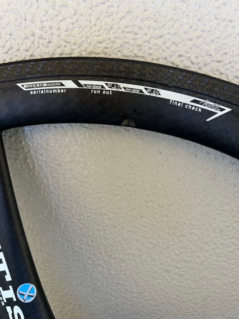 J*様 Xentis MARK1 カーボンホイール　フロント　バトンホイール