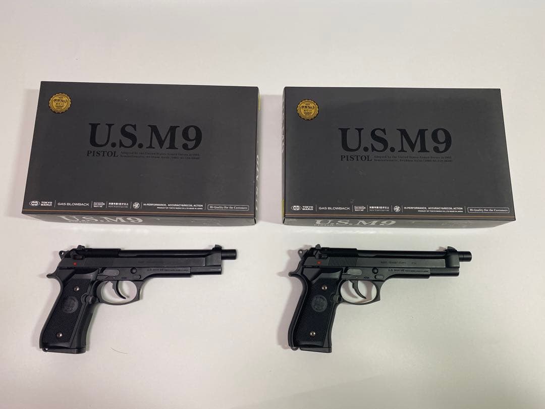 [中古] M9ロングスライドカスタム 東京マルイ USM9 ベース　2丁拳銃