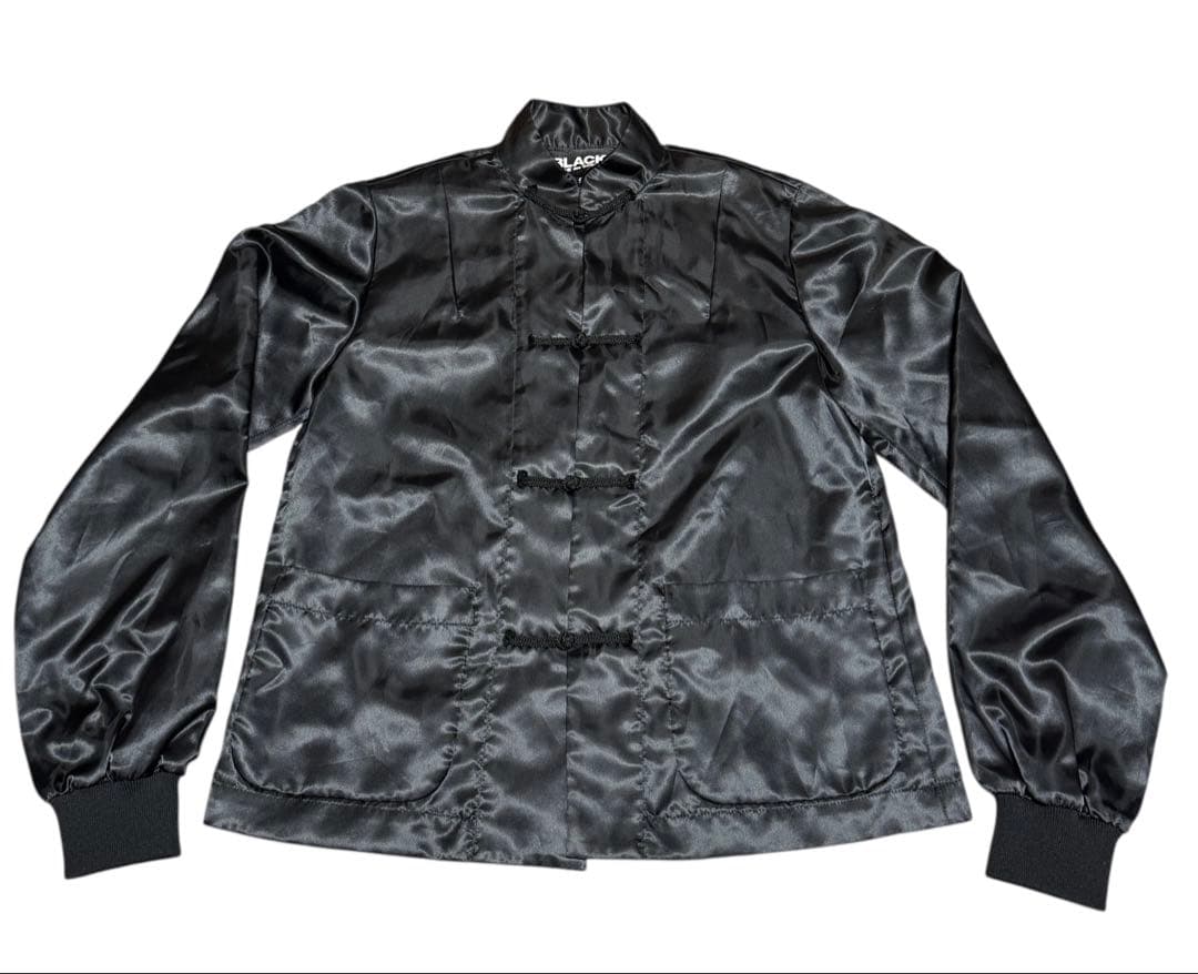 BLACK COMME des GARCONS サテンチャイナジャケット
