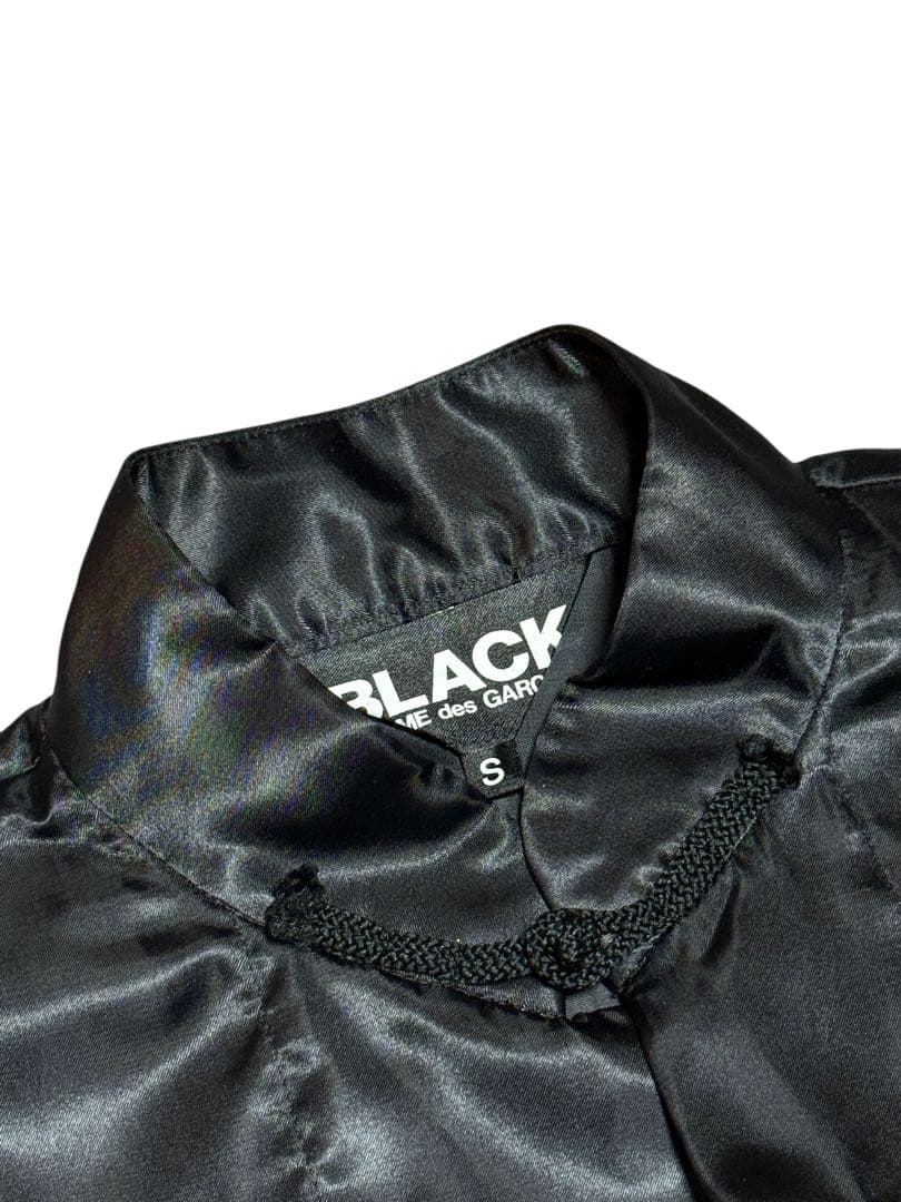 BLACK COMME des GARCONS サテンチャイナジャケット