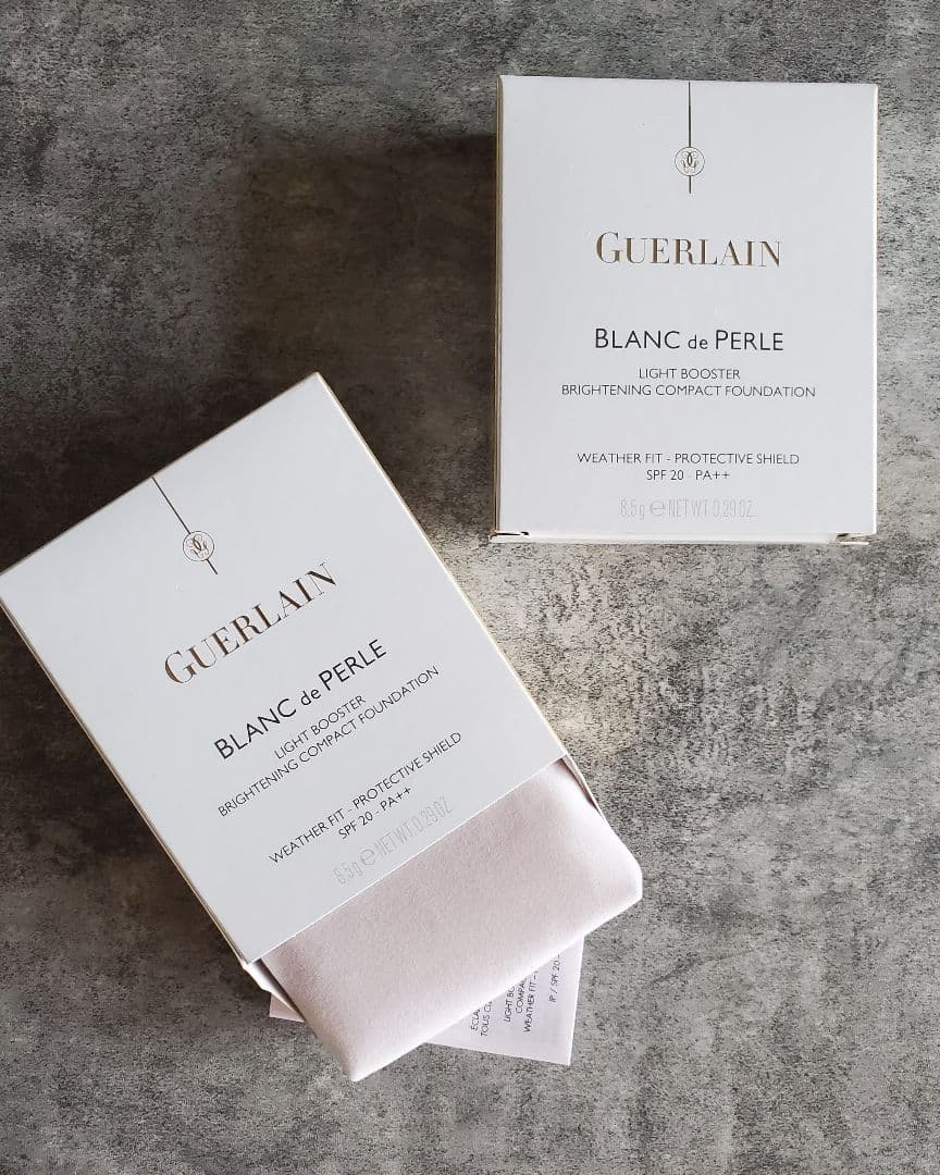 ゲラン パウダーファンデーション ペルルブラン 01 二個セット