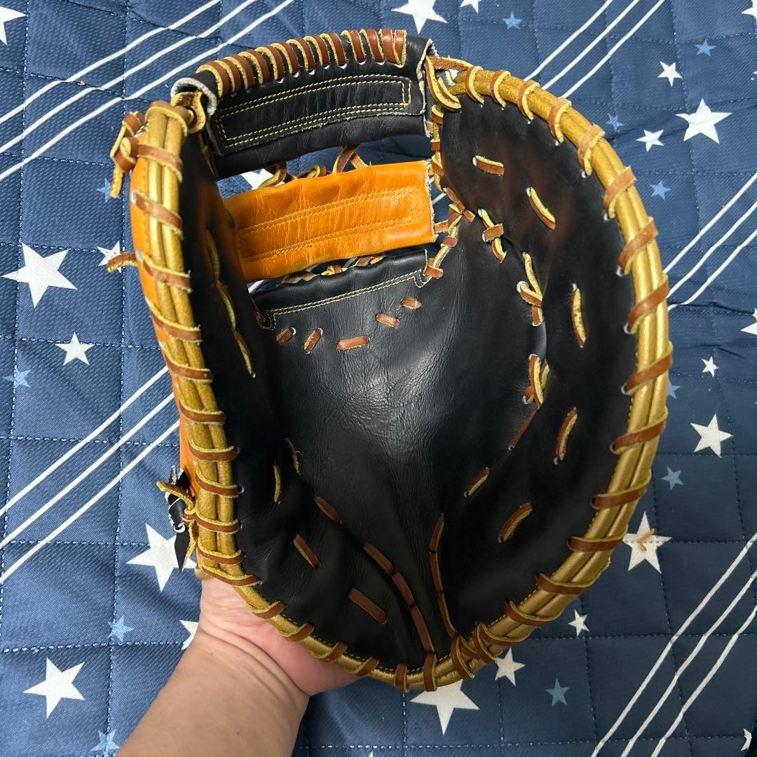 Zeems ファーストミット オレンジ/黒