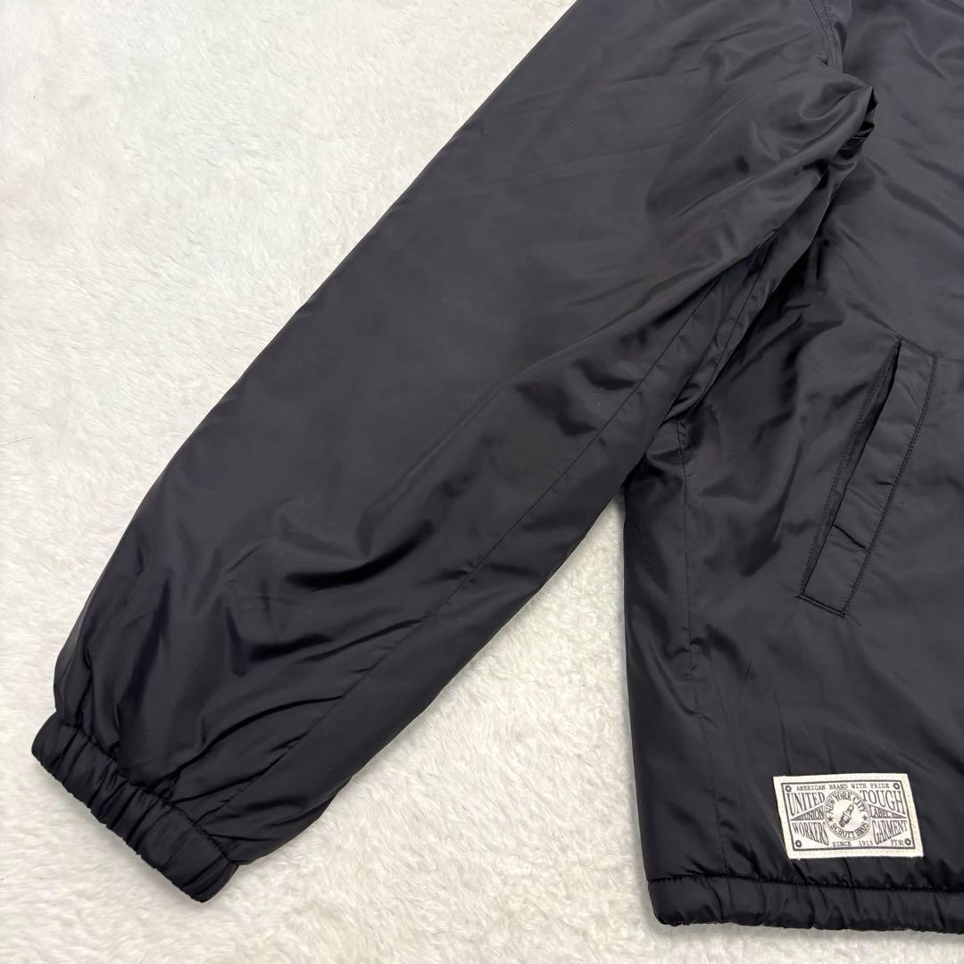 美品 SCHOTT ショット コーチジャケット 裏ボア L ブラック