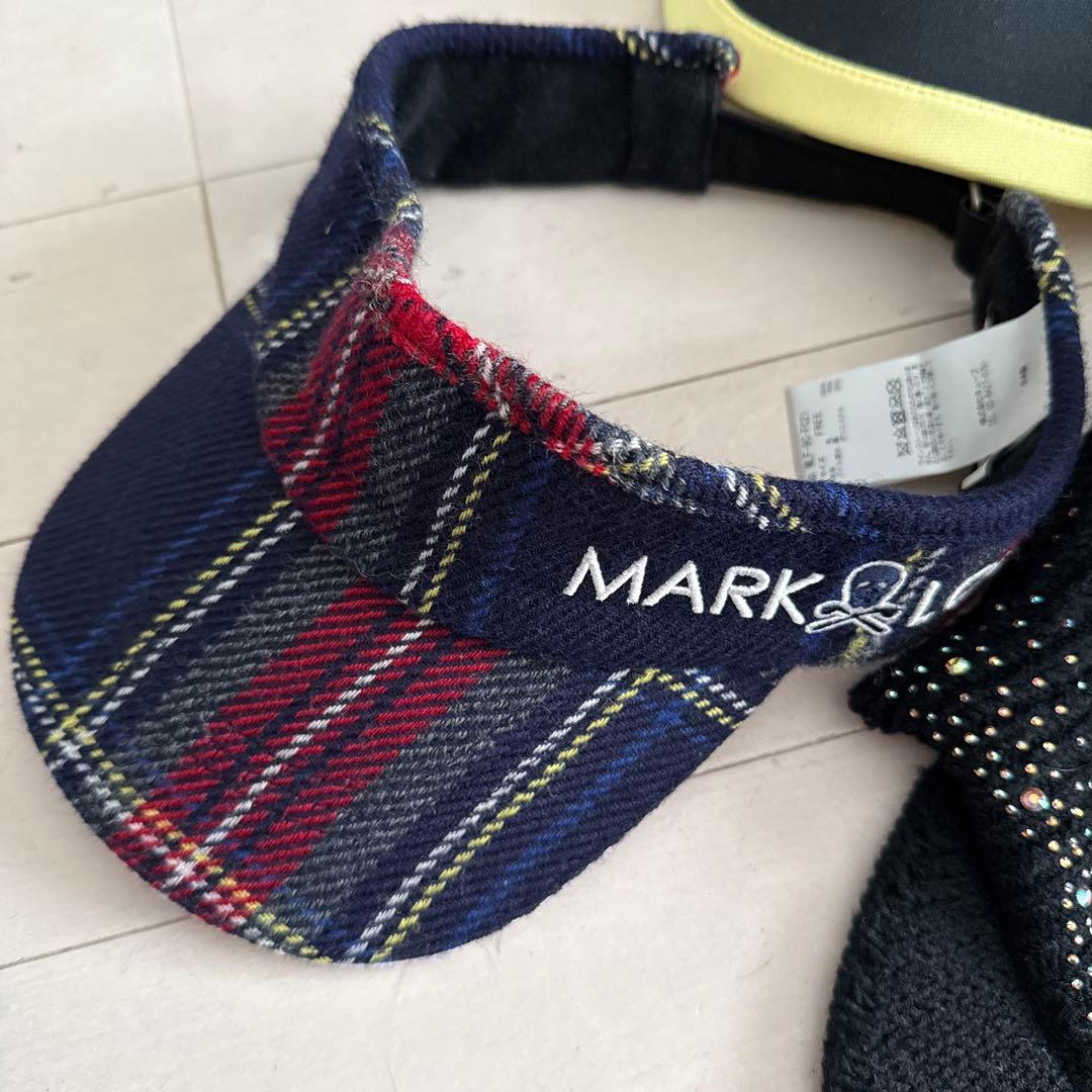 MARK & LONA レディース★冬★サンバイザーニット帽6点セット