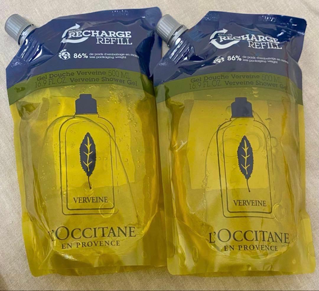 ロクシタン　スヌーピー ボトル コラボ　ヴァーベナ　シャワージェル　リフィル