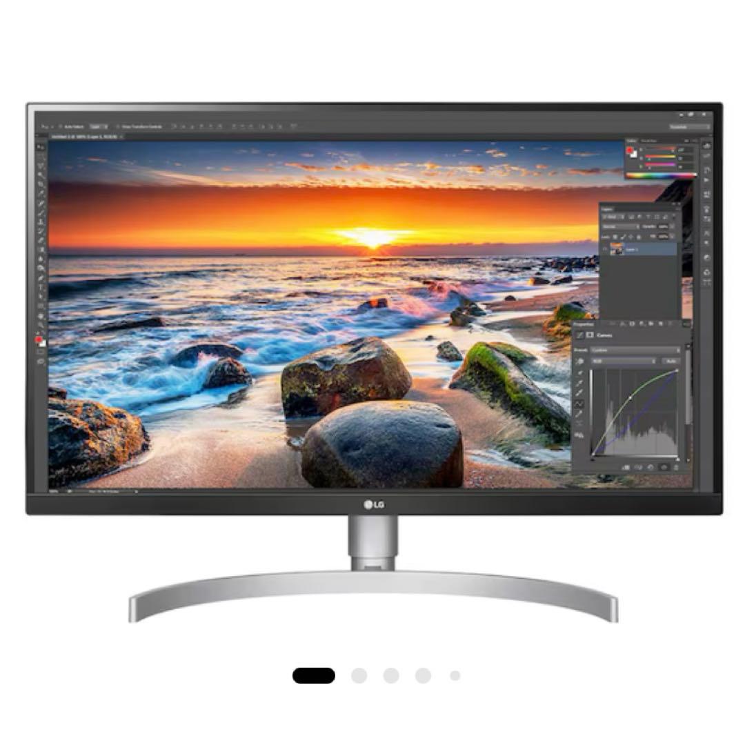 【新品未使用】LG モニター ディスプレイ 27UK850-W 27インチ
