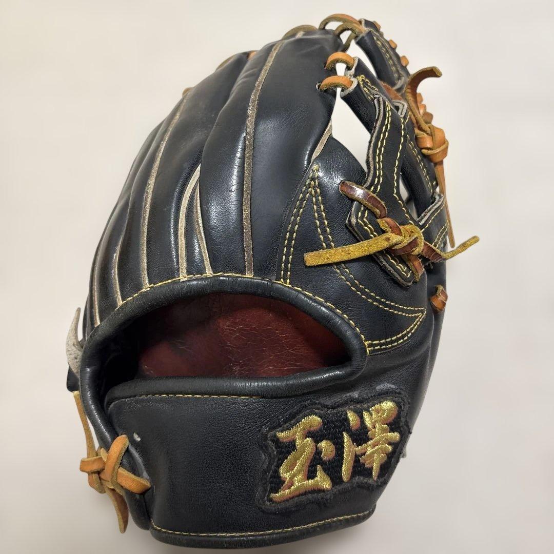 玉澤 硬式グローブ 右投げ用 黒