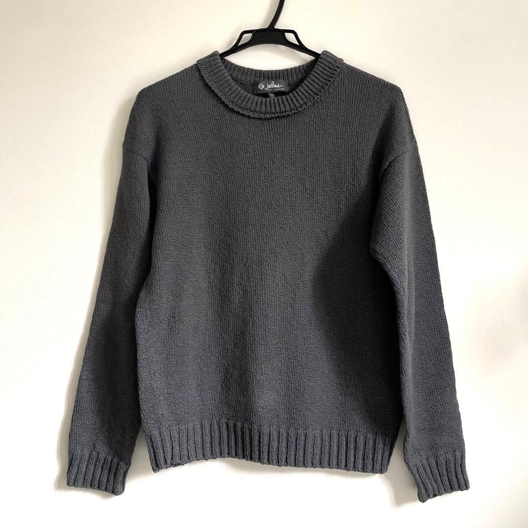 専用ロロピアーナ×藤原ヒロシコットンニットセーターグレーS