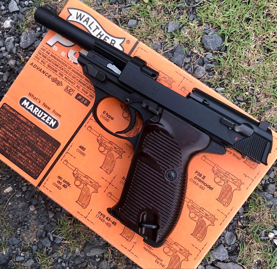 マルゼン製　ガスブローバックハンドガン　ワルサーP38 ac41 中古品