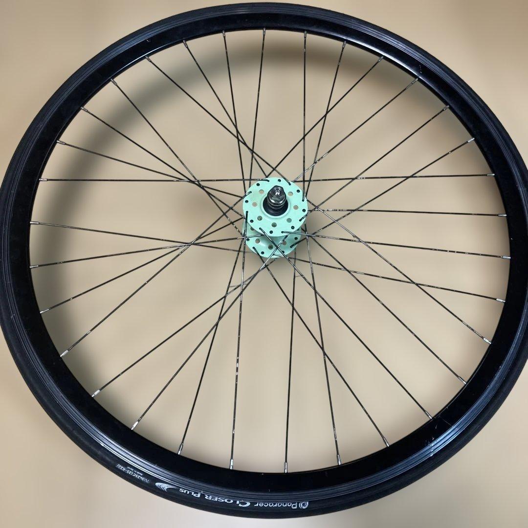 柴*猫様 ピスト ホイールセット h plusson sl-42 fuji fe