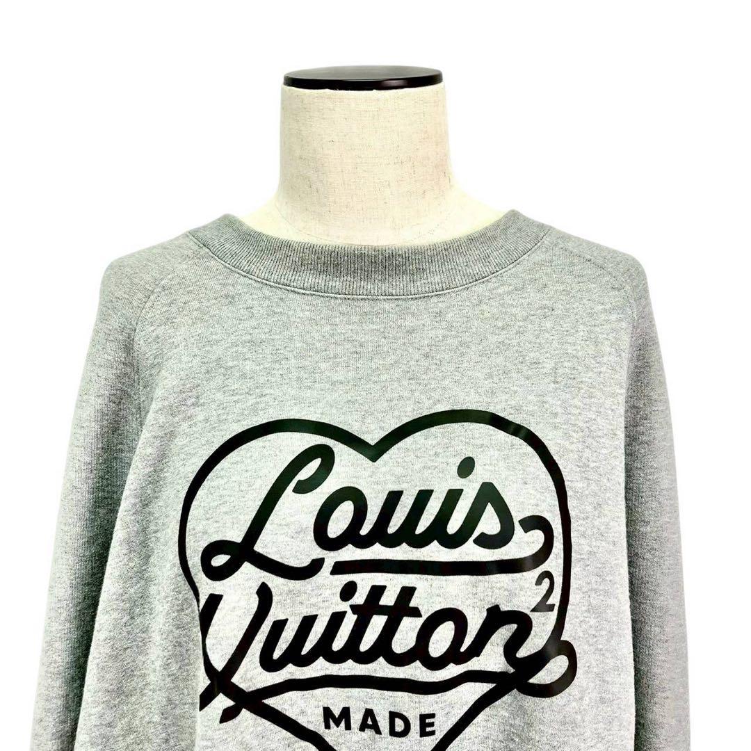 ルイヴィトン NIGO ハートロゴ トレーナー 5L パーカー スウェットグレー