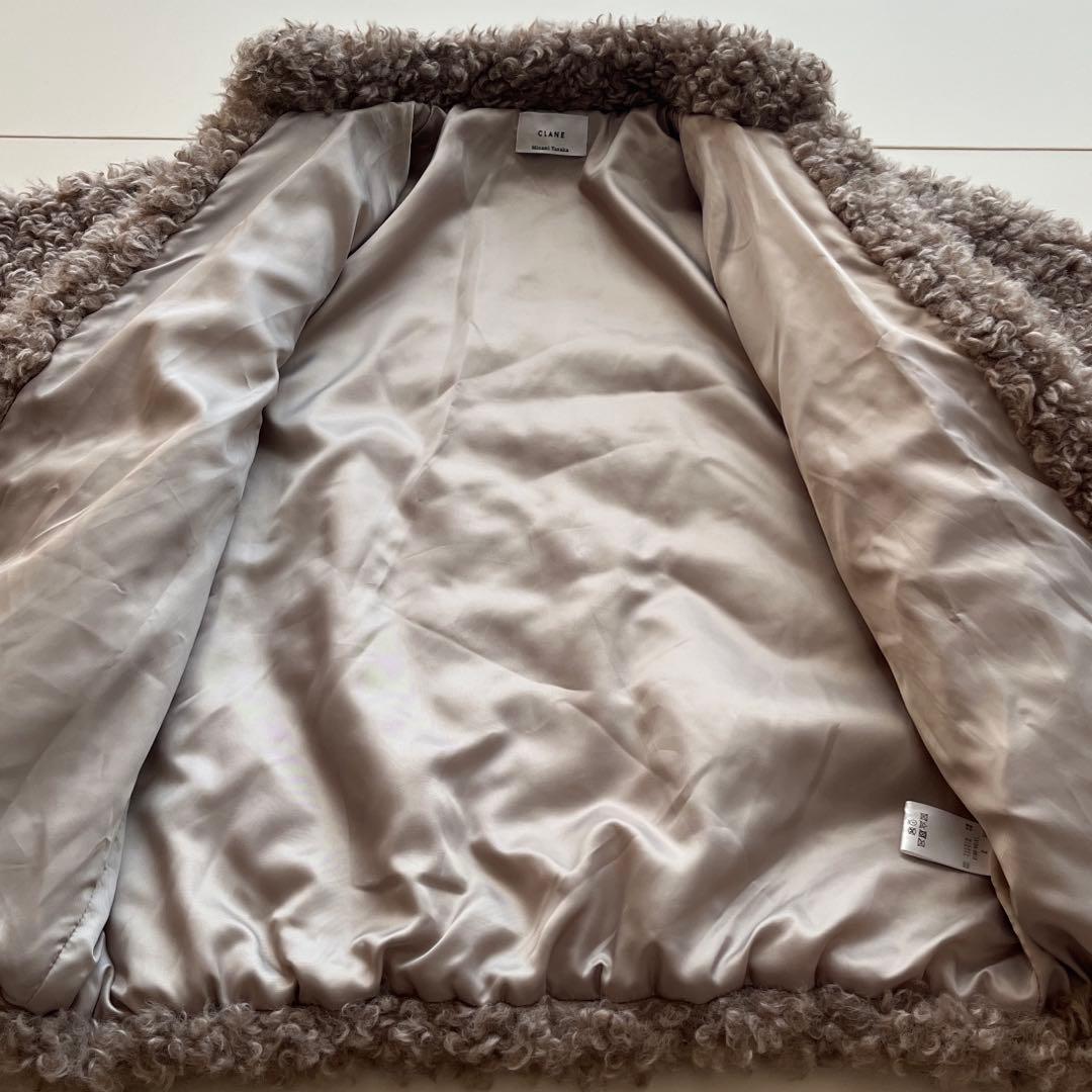 t*i様 【新年SALE‼️美品】CLANE クラネ カールファーショートコート