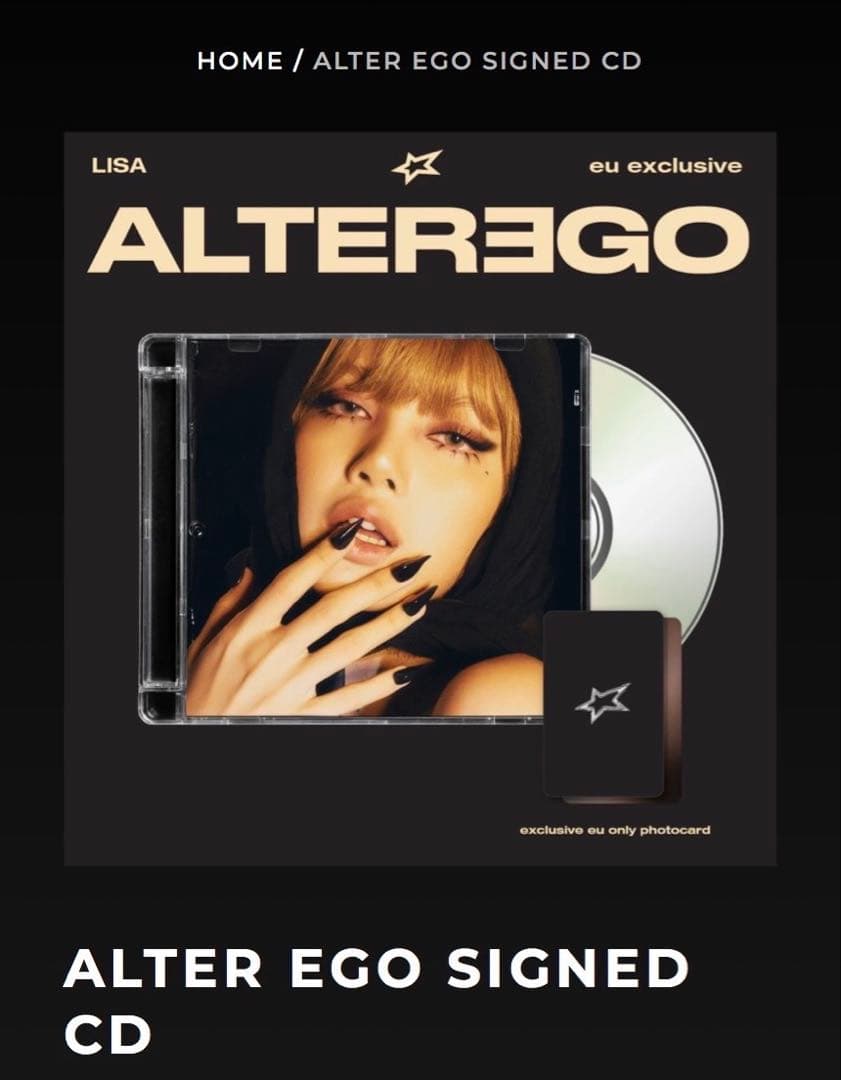 サイン入り Lisa 「Alter Ego」 CDアルバム 新品未開封 輸入盤