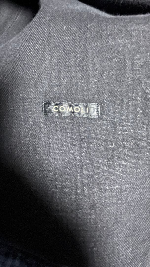 COMOLI デニムワークジャケット　ブラック　サイズ4