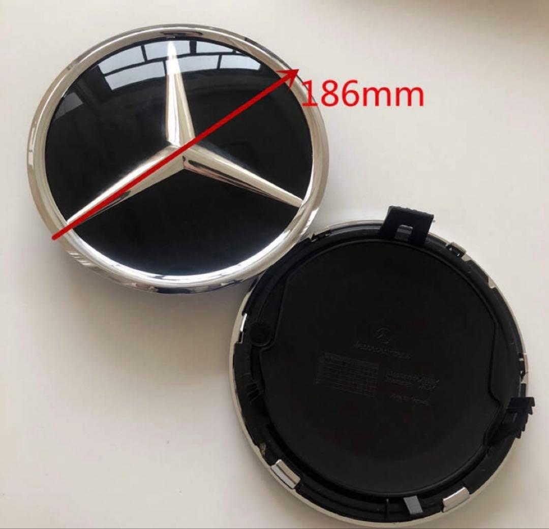 中古美品、ベンツフロントグリルエンブレム186