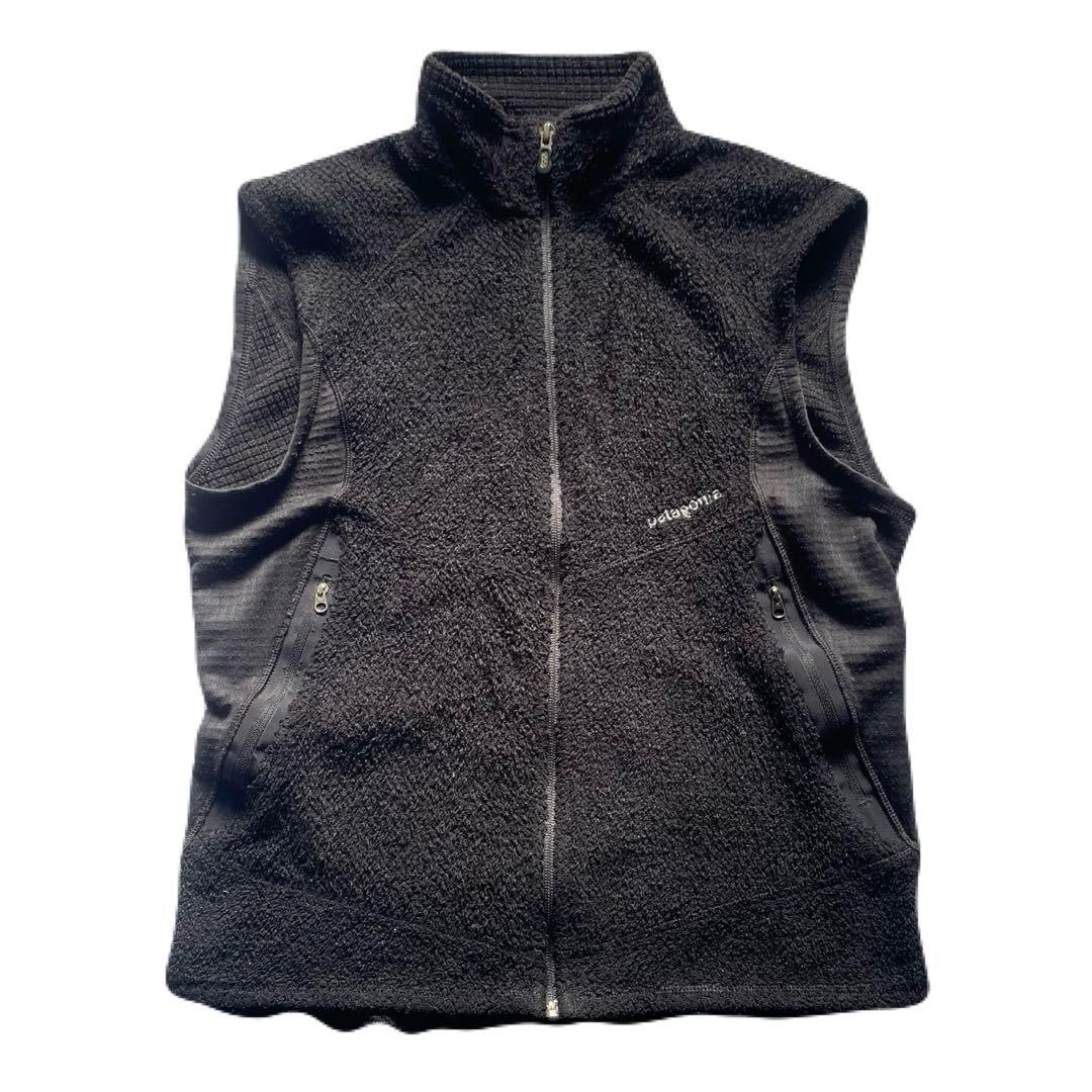 05年製Patagonia パタゴニア R2 フリース ベスト ブラック