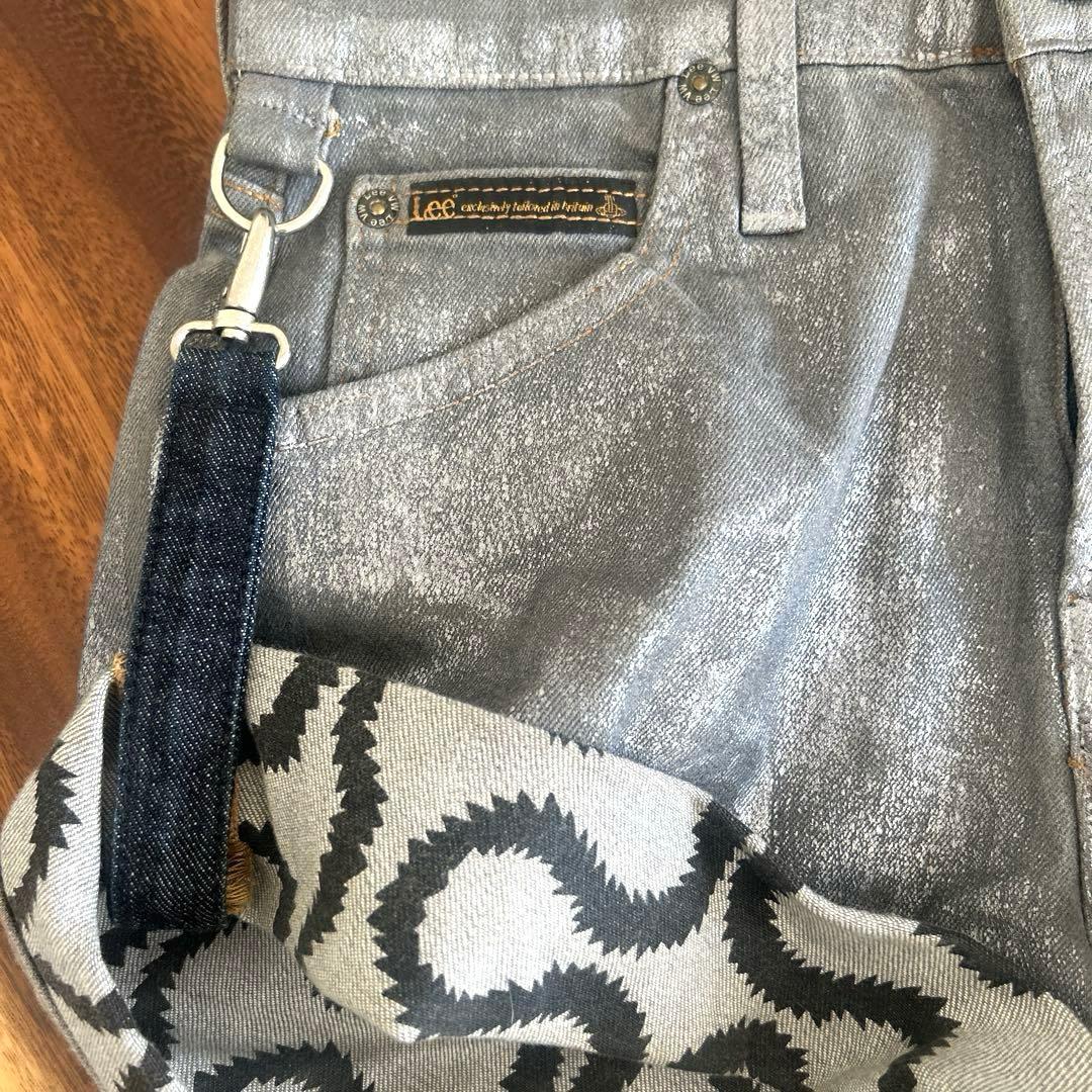 Vivienne Westwood Leeコラボデニムショートパンツ シルバー