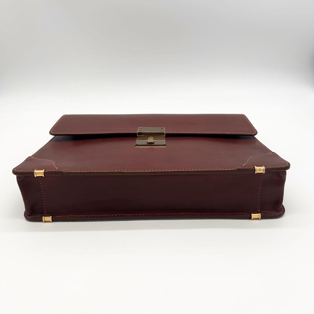 A836 FIVE WOODS 本革 A4可 ダイヤル錠 高級ビジネスバッグ