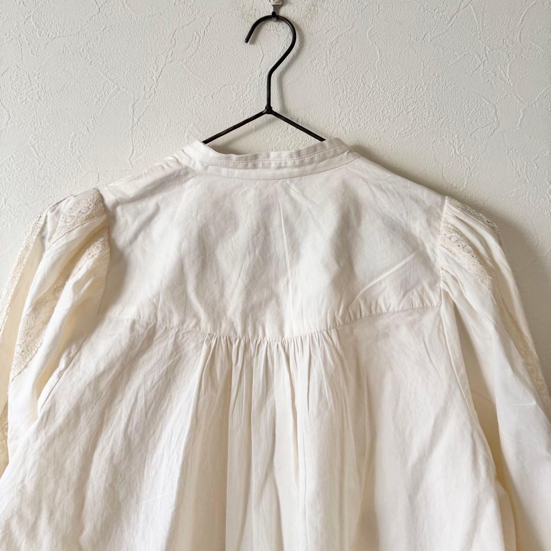 IENA LA BOUCLE 2024AW ピンタックエンブロイダリーブラウス