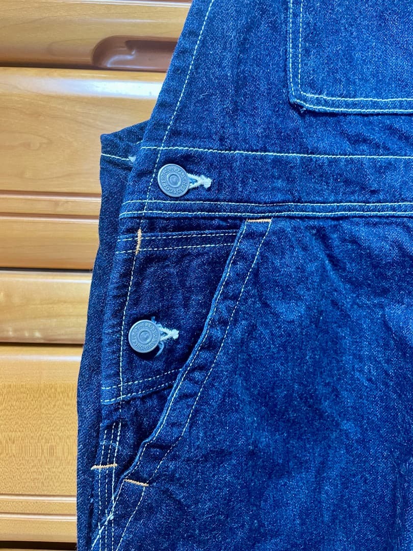 フラットヘッド　デニムオーバーオール　美品