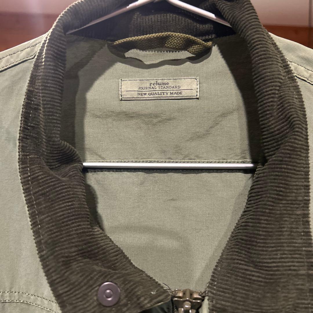 ジャーナルスタンダード relumeフェードマウンテンスタンドカラーブルゾン