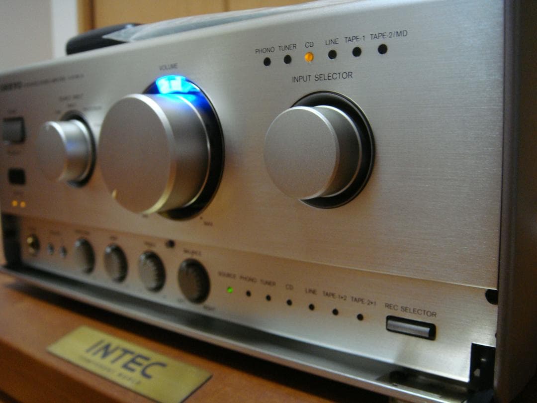 整備済 程度良 ONKYOオンキョー アンプ A-911M LTDリモコン取説付