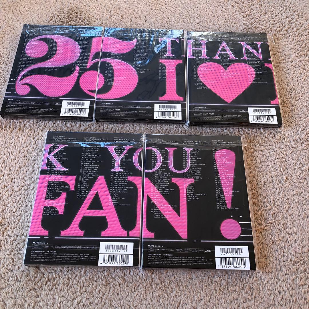 安室奈美恵　finally 2018 Blu-ray 5種セット