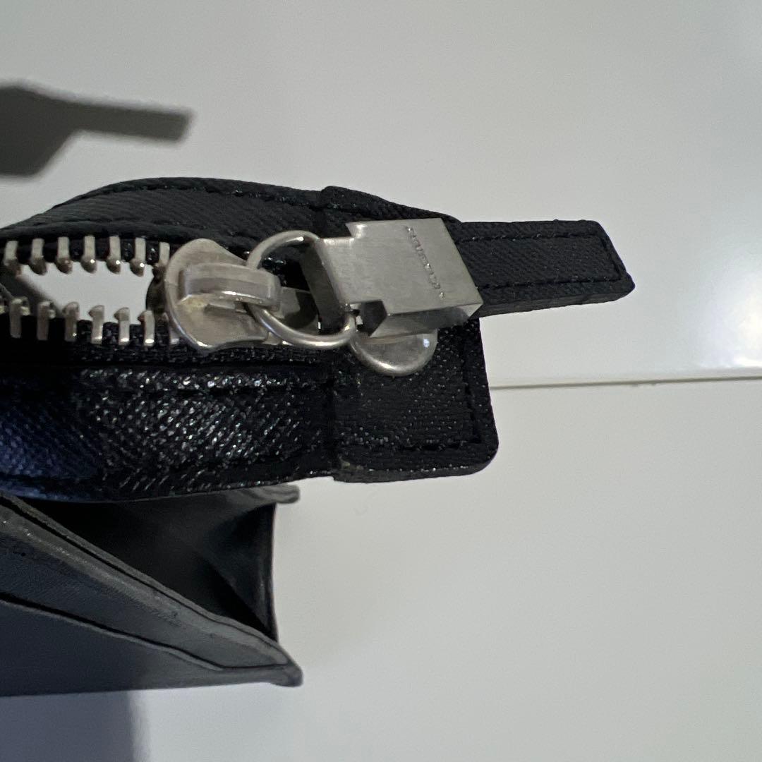 BURBERRY ビジネスバッグ レザー 黒 台形 A4可