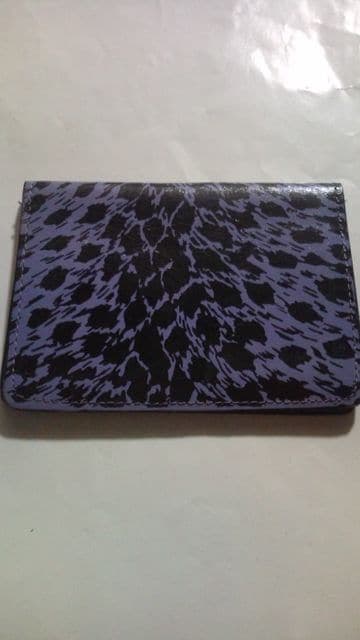 当時物 紫色 初期 クリームソーダ ヒョウ柄 パスケース パープル 豹柄 レア