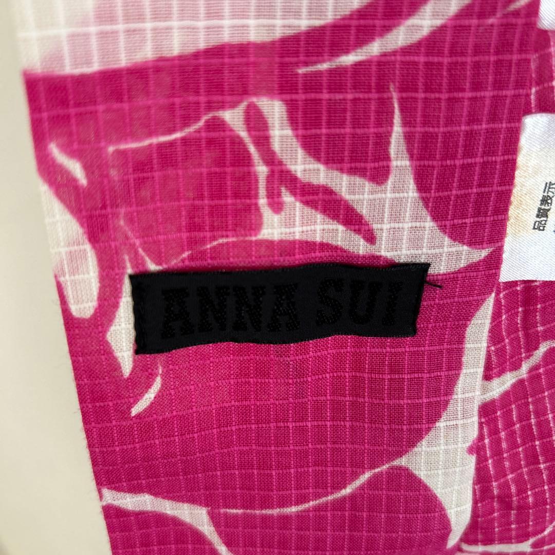 【ANNA SUI】 アナスイ 浴衣 ピンク オフホワイト 薔薇 バラ 花